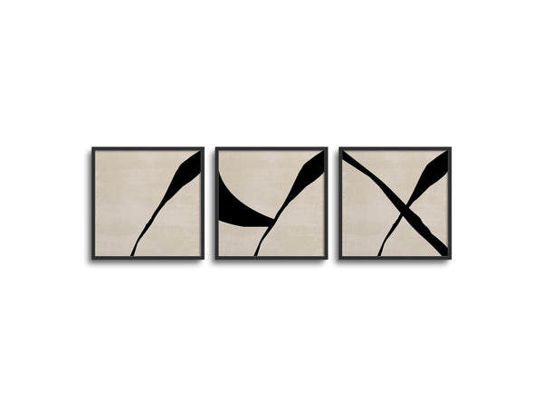 Japandi Triptychs n. 113
