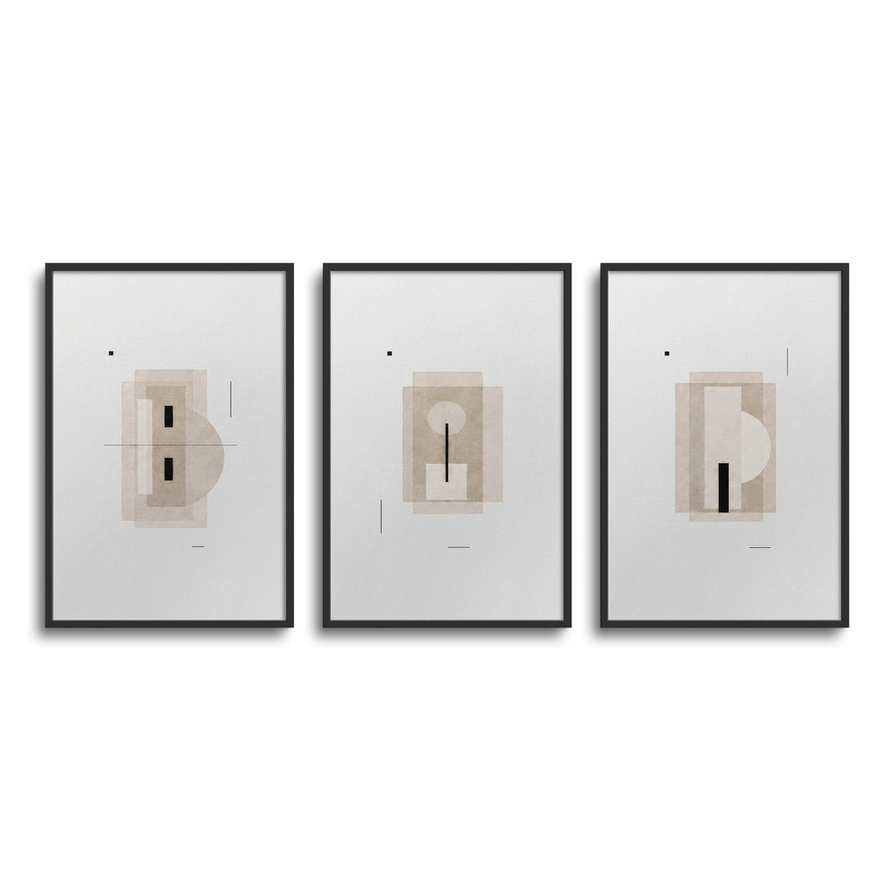 Japandi Triptychs n. 43