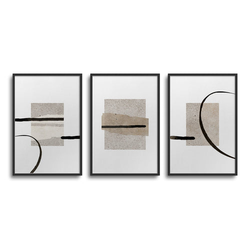 Japandi Triptychs n. 111