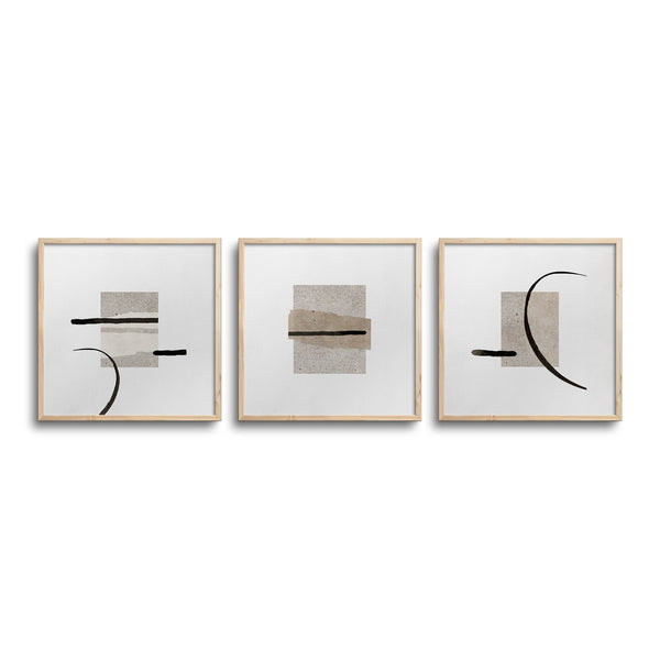 Japandi Triptychs n. 111