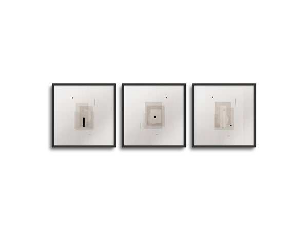 Japandi Triptychs n. 36