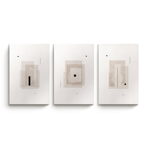 Japandi Triptychs n. 36