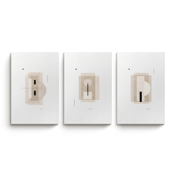 Japandi Triptychs n. 43