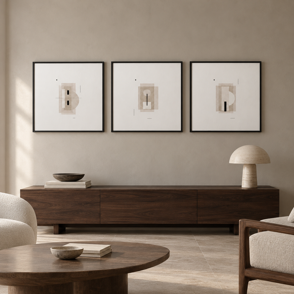 Japandi Triptychs n. 43